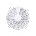 Elegant White Nail Art Pearl And Rhinestone Manicure Kit Set Elegant White Nail Art Pearl And Rhinestone Manicure Kit Set