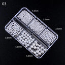 Embellished Nail Art Kit Sparkling Rhinestones Pearls Gems Embellished Nail Art Kit Sparkling Rhinestones Pearls Gems