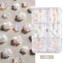 Embellished Nail Art Kit: Sparkling Rhinestones Pearls Gems Embellished Nail Art Kit: Sparkling Rhinestones Pearls Gems