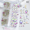 Embellished Nail Art Kit: Sparkling Rhinestones Pearls Gems Embellished Nail Art Kit: Sparkling Rhinestones Pearls Gems