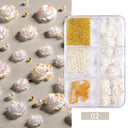 Embellished Nail Art Kit: Sparkling Rhinestones Pearls Gems Embellished Nail Art Kit: Sparkling Rhinestones Pearls Gems