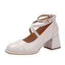Enchanted Mary Jane Shoes Whimsical Cross Strap Style Enchanted Mary Jane Shoes Whimsical Cross Strap Style