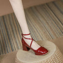 Enchanted Mary Jane Shoes Whimsical Cross Strap Style Enchanted Mary Jane Shoes Whimsical Cross Strap Style