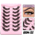 Enchanting Cat Eye Faux Mink Lashes for Stunning Winged Look Enchanting Cat Eye Faux Mink Lashes for Stunning Winged Look