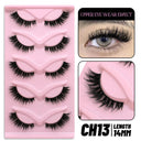 Enchanting Cat Eye Faux Mink Lashes for Stunning Winged Look Enchanting Cat Eye Faux Mink Lashes for Stunning Winged Look