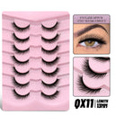 Enchanting Cat Eye Faux Mink Lashes for Stunning Winged Look Enchanting Cat Eye Faux Mink Lashes for Stunning Winged Look