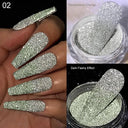 Enchanting Mermaid Holographic Nail Powder DIY Aurora Glitter Dust Enchanting Mermaid Holographic Nail Powder DIY Aurora Glitter Dust