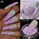 Enchanting Mermaid Holographic Nail Powder DIY Aurora Glitter Dust Enchanting Mermaid Holographic Nail Powder DIY Aurora Glitter Dust