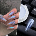 Enchanting Mermaid Holographic Nail Powder DIY Aurora Glitter Dust Enchanting Mermaid Holographic Nail Powder DIY Aurora Glitter Dust
