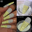 Enchanting Mermaid Holographic Nail Powder DIY Aurora Glitter Dust Enchanting Mermaid Holographic Nail Powder DIY Aurora Glitter Dust