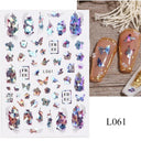 Enchanting Mystical Nail Art Stickers with Celestial Accents Enchanting Mystical Nail Art Stickers with Celestial Accents