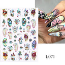 Enchanting Mystical Nail Art Stickers with Celestial Accents Enchanting Mystical Nail Art Stickers with Celestial Accents