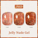Ethereal Pink & White Jelly Nail Gel for Long-lasting Beauty Ethereal Pink & White Jelly Nail Gel for Long-lasting Beauty