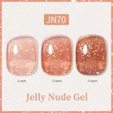 Ethereal Pink & White Jelly Nail Gel for Long-lasting Beauty Ethereal Pink & White Jelly Nail Gel for Long-lasting Beauty