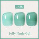 Ethereal Pink & White Jelly Nail Gel for Long-lasting Beauty Ethereal Pink & White Jelly Nail Gel for Long-lasting Beauty