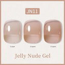 Ethereal Pink & White Jelly Nail Gel for Long-lasting Beauty Ethereal Pink & White Jelly Nail Gel for Long-lasting Beauty