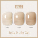 Ethereal Pink & White Jelly Nail Gel for Long-lasting Beauty Ethereal Pink & White Jelly Nail Gel for Long-lasting Beauty
