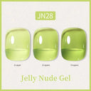 Ethereal Pink & White Jelly Nail Gel for Long-lasting Beauty Ethereal Pink & White Jelly Nail Gel for Long-lasting Beauty