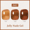 Ethereal Pink & White Jelly Nail Gel for Long-lasting Beauty Ethereal Pink & White Jelly Nail Gel for Long-lasting Beauty