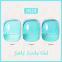 Ethereal Pink & White Jelly Nail Gel for Long-lasting Beauty Ethereal Pink & White Jelly Nail Gel for Long-lasting Beauty