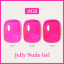 Ethereal Pink & White Jelly Nail Gel for Long-lasting Beauty Ethereal Pink & White Jelly Nail Gel for Long-lasting Beauty