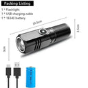 F350 LED Mini Flashlight Tactical Torch Hiking Emergencies F350 LED Mini Flashlight Tactical Torch Hiking Emergencies
