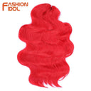 Fashion Idol Body Wave Ombre Crochet Hair Blonde Extensions Fashion Idol Body Wave Ombre Crochet Hair Blonde Extensions