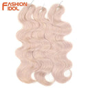 Fashion Idol Body Wave Ombre Crochet Hair Blonde Extensions Fashion Idol Body Wave Ombre Crochet Hair Blonde Extensions