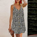 Fashion Summer V Neck Thin Knee-Length Skirt Camisole Dress Fashion Summer V Neck Thin Knee-Length Skirt Camisole Dress