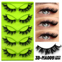 Faux Mink Anime Glam Cat Eye Lashes Set Natural 5 Pairs Faux Mink Anime Glam Cat Eye Lashes Set Natural 5 Pairs