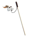 Feather Cat Wand Toy Colorful Interactive Stick Fun Feather Cat Wand Toy Colorful Interactive Stick Fun