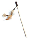 Feather Cat Wand Toy Colorful Interactive Stick Fun Feather Cat Wand Toy Colorful Interactive Stick Fun