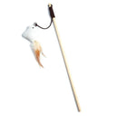Feather Cat Wand Toy Colorful Interactive Stick Fun Feather Cat Wand Toy Colorful Interactive Stick Fun