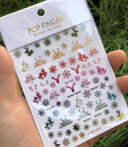 Festive Santa & Snowman Nail Art Stickers for Manicures Festive Santa & Snowman Nail Art Stickers for Manicures