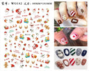Festive Santa & Snowman Nail Art Stickers for Manicures Festive Santa & Snowman Nail Art Stickers for Manicures