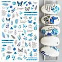 Festive Santa & Snowman Nail Art Stickers for Manicures Festive Santa & Snowman Nail Art Stickers for Manicures