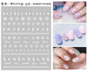 Festive Santa & Snowman Nail Art Stickers for Manicures Festive Santa & Snowman Nail Art Stickers for Manicures