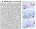 Festive Santa & Snowman Nail Art Stickers for Manicures Festive Santa & Snowman Nail Art Stickers for Manicures