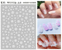 Festive Santa & Snowman Nail Art Stickers for Manicures Festive Santa & Snowman Nail Art Stickers for Manicures