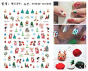 Festive Santa & Snowman Nail Art Stickers for Manicures Festive Santa & Snowman Nail Art Stickers for Manicures