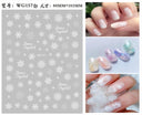 Festive Santa & Snowman Nail Art Stickers for Manicures Festive Santa & Snowman Nail Art Stickers for Manicures