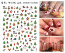 Festive Santa & Snowman Nail Art Stickers for Manicures Festive Santa & Snowman Nail Art Stickers for Manicures