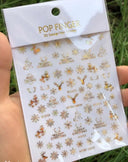 Festive Santa & Snowman Nail Art Stickers for Manicures Festive Santa & Snowman Nail Art Stickers for Manicures