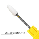 Flame Ceramic Nail Drill Bits Kit for Manicure and Pedicure Flame Ceramic Nail Drill Bits Kit for Manicure and Pedicure