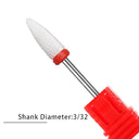 Flame Ceramic Nail Drill Bits Kit for Manicure and Pedicure Flame Ceramic Nail Drill Bits Kit for Manicure and Pedicure