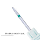 Flame Ceramic Nail Drill Bits Kit for Manicure and Pedicure Flame Ceramic Nail Drill Bits Kit for Manicure and Pedicure