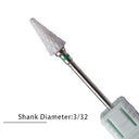 Flame Ceramic Nail Drill Bits Kit for Manicure and Pedicure Flame Ceramic Nail Drill Bits Kit for Manicure and Pedicure