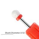 Flame Ceramic Nail Drill Bits Kit for Manicure and Pedicure Flame Ceramic Nail Drill Bits Kit for Manicure and Pedicure