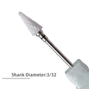 Flame Ceramic Nail Drill Bits Kit for Manicure and Pedicure Flame Ceramic Nail Drill Bits Kit for Manicure and Pedicure