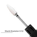 Flame Ceramic Nail Drill Bits Kit for Manicure and Pedicure Flame Ceramic Nail Drill Bits Kit for Manicure and Pedicure